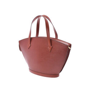 Louis Vuitton Kenya Jacques Leather Saint Epi Brown Handbag